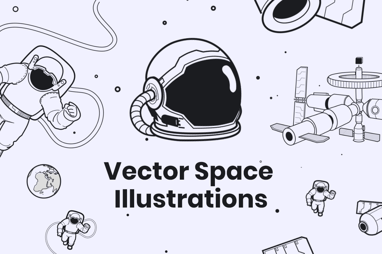 Space Illustrations Bundle